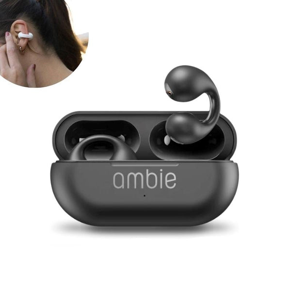 Auriculares Inalámbricos de Conducción Ósea - ¡Sumérgete en la Música con Ambie™! 🎵