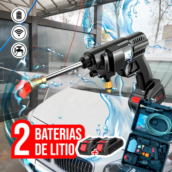 Hidrolavadora Inalámbrica de Alta Presión 2 Baterías + Maletín: ¡Potencia y Versatilidad en Tus Manos! 🚿🔋